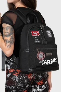 KILLSTAR Carrie 1976 Official Licensed Embroidered Backpack -Kill Star Store CARRIE BACKPACK W F