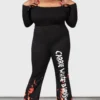 KILLSTAR Carrie Bootcut Trousers [PLUS] - Official Licensed Edition