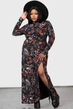 Killstar Carrie Official Licensed Plus Size Maxi Dress