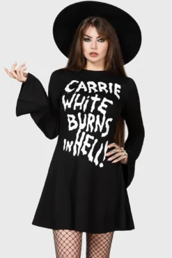 KILLSTAR x Carrie Skater Dress - Official Horror Collection Apparel -Kill Star Store CARRIE SKATER DRESS W E