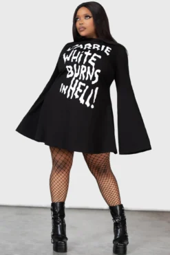 Killstar x Carrie Skater Dress [Plus Size] - Official 1976 Collaboration -Kill Star Store CARRIE SKATER DRESS W PLUS D