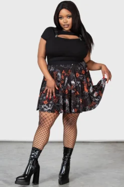 KILLSTAR x Carrie Official Skater Skirt - Plus Size Horror Fashion
