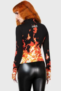 Carrie x Killstar Long Sleeve Top - Official 1976 Collection -Kill Star Store CARRIE TO THE PROM TOP W G