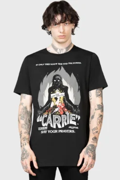Killstar Carrie White Graphic T-Shirt - Official Licensed Horror Tee -Kill Star Store CARRIE WHITE TSHIRT M C