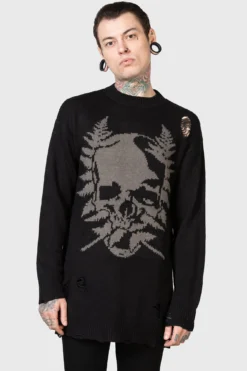Cause Fear Knit Sweater -Kill Star Store CAUSE FEAR KNIT SWEATER MENS B