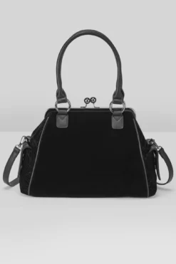 KIHILIST Ceaseless Night Velvet Spiderweb Handbag -Kill Star Store CEASELESS NIGHT bag h