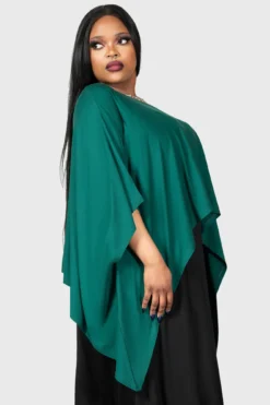 Killstar Celestial Bodies Teal Plus Size Cropped Top 6 Killstar Celestial Bodies Teal Plus Size Cropped Top -Kill Star Store CELESTIAL BODIES TOP TEAL PLUS W D