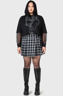 Chilled Bone Crop Hoodie -Kill Star Store CHILLED BONE CROP HOODIE PLUS W C f2201d82 f261 4500 b504 092c71c41e23