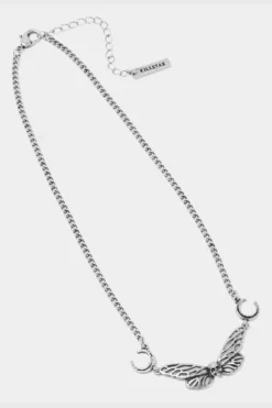 KILLSTAR Cicada Curse Choker - Custom Sculpted Skull Pendant -Kill Star Store CICADA CURSE CHOKER F