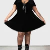KILLSTAR Consolation Plus Size Velvet Gothic Dress