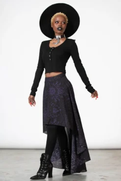 Corene Chiffon Maxi Skirt -Kill Star Store CORENE CHIFFON MAXI SKIRT W D