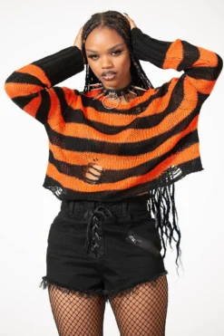 Creep N' Sleep Knit Sweater -Kill Star Store CREEP N SLEEP KNIT SWEATER W F