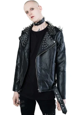 Creeping Death Biker Jacket 9 Creeping Death Biker Jacket -Kill Star Store CREEPING DEATH BIKER JACKET D