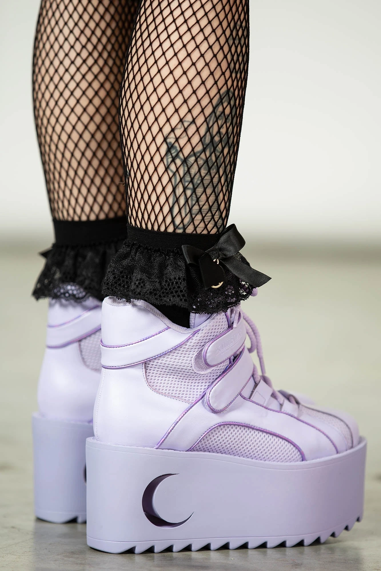 Killstar Crescent Night Lilac Platform Trainers 2 Killstar Crescent Night Lilac Platform Trainers - Image 2