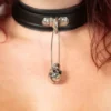 KILLSTAR Cute Chaos Choker - Gothic Skull Statement Neckband