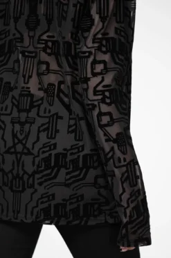 Cyborg Mesh Top 10 Cyborg Mesh Top -Kill Star Store CYBORG MESH TOP W C