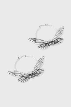 KILLSTAR Cicada Curse Statement Hoop Earrings -Kill Star Store Cicada Curse Earrings D