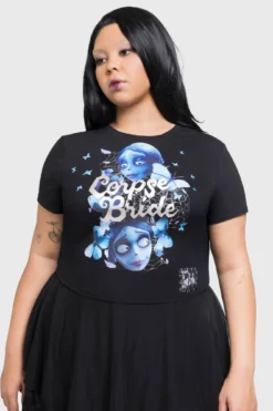 KILLSTAR Corpse Bride Shrunken Tee - Official Graphic Crop Top 8 KILLSTAR Corpse Bride Shrunken Tee - Official Graphic Crop Top -Kill Star Store CorpseBrideShrunkenTee PLUS 1 2d6ad664 fee6 4657 ae11 5fbbca1ba975