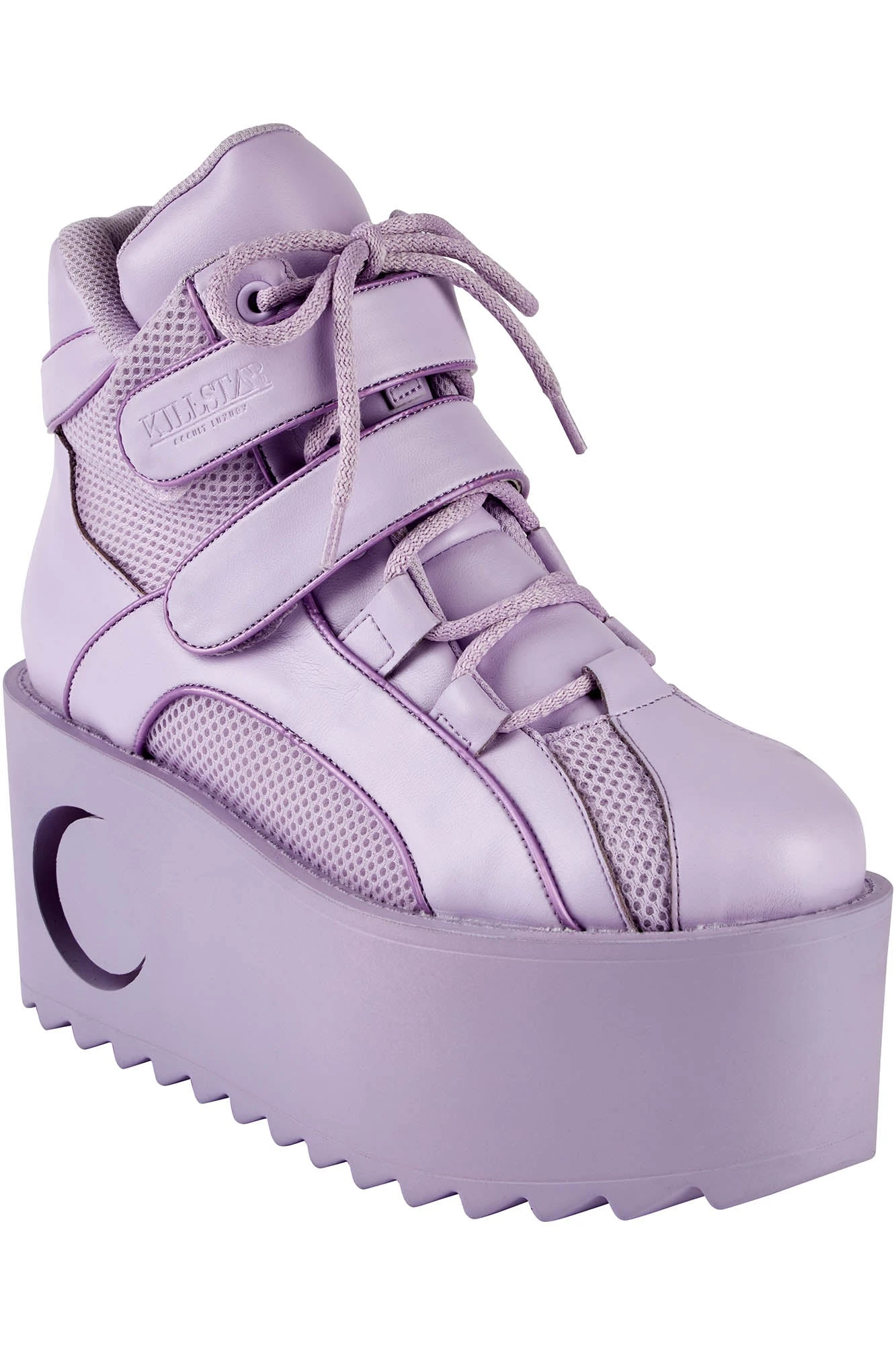 Killstar Crescent Night Lilac Platform Trainers 4 Killstar Crescent Night Lilac Platform Trainers - Image 4