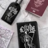 KILLSTAR Danse Macabre Travel Set - Gothic Document Holder & Luggage Tag