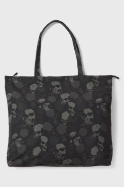 Killstar Dark And Doomed Statement Beach Bag -Kill Star Store DARK AND DOOMED BEACH BAG B