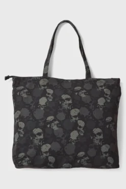 Killstar Dark And Doomed Statement Beach Bag -Kill Star Store DARK AND DOOMED BEACH BAG G
