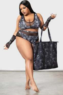 Killstar Dark And Doomed Statement Beach Bag