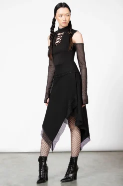 Dark Half Long Sleeve Top -Kill Star Store DARK HALF LONG SLEEVE TOP W D