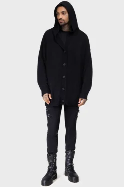 Darkmoor Academy Hooded Cardigan -Kill Star Store DARKMOOR ACADEMY HOODED CARDIGAN B