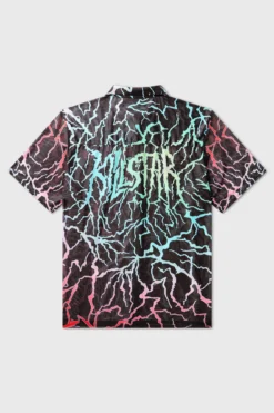 KILLSTAR Dawn Light Rainbow Lightning Mesh Plus Size Shirt -Kill Star Store DAWN LIGHT SHIRT PLUS MENS C