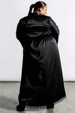 Deadly Daze Satin Robe [B] [PLUS] -Kill Star Store DEADLY DAZE SATIN ROBE PLUS D