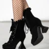 KILLSTAR Deadly Twin Statement Heeled Boots