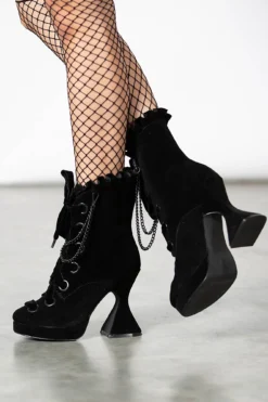 KILLSTAR Deadly Twin Statement Heeled Boots