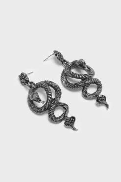 KILLSTAR Deadly Coil Snake Earrings