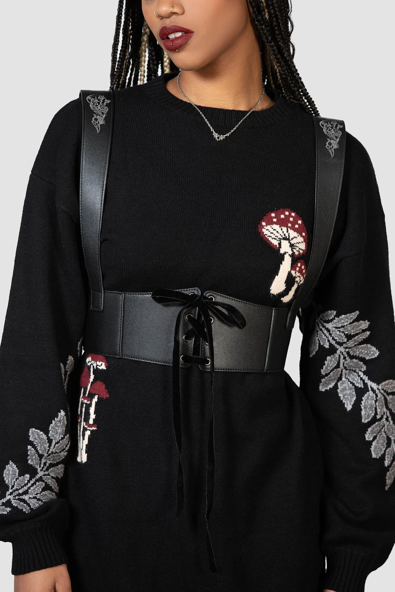 Killstar Decay After Death Underbust Harness - Gothic Statement Accessory 1 Killstar Decay After Death Underbust Harness - Gothic Statement Accessory