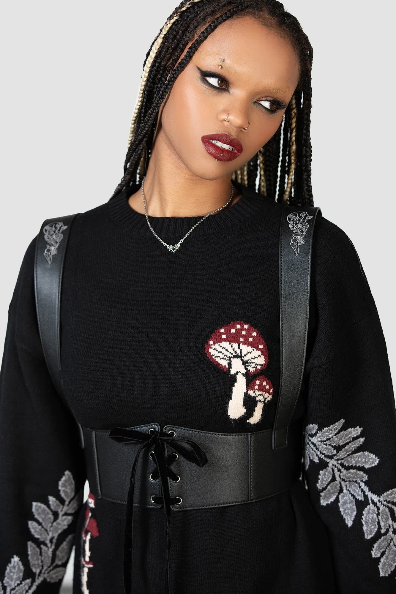 Killstar Decay After Death Underbust Harness - Gothic Statement Accessory 2 Killstar Decay After Death Underbust Harness - Gothic Statement Accessory - Image 2