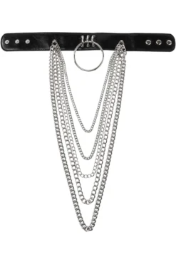 KILLSTAR Deeply Destroyed Choker with Statement Chains -Kill Star Store DEEPLY DESTROYED CHOKER