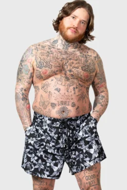 KILLSTAR Denarian's Coin Plus Size Swim Shorts