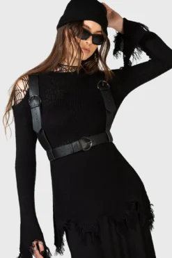 KIHILIST Desolate Spirit Textured PU Harness