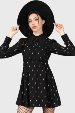 KILLSTAR x Wednesday Detest Babydoll Mini Dress