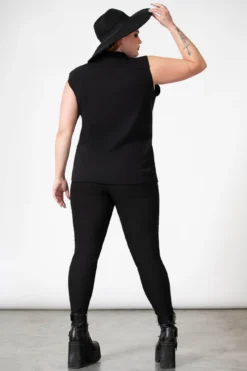Killstar Deus Ex Sleeveless Top [Plus Size] -Kill Star Store DEUS EX SLEEVELESS TOP PLUS W D