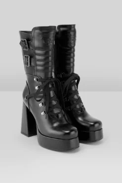 KILLSTAR Dionisia Textured Platform Lace-Up Boots 9 KILLSTAR Dionisia Textured Platform Lace-Up Boots -Kill Star Store DIONISIA BOOTS H