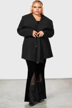 KILLSTAR Dissonance Awakening Plus Size Wrap Coat