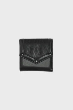 Killstar Dominion Structured Wallet with Fishnet Detail