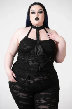 KILLSTAR Dystopian Halter Top [Plus Size]