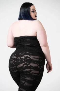 KILLSTAR Dystopian Halter Top [Plus Size] -Kill Star Store DYSTOPIAN HALTER TOP PLUS W D