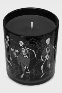 Danse Macabre Glass Candle -Kill Star Store Danse Macabre Glass Candle D