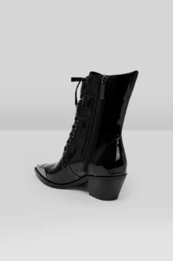 KILLSTAR Dark Sin Patent Buckle Boots -Kill Star Store DarkSinBoots B