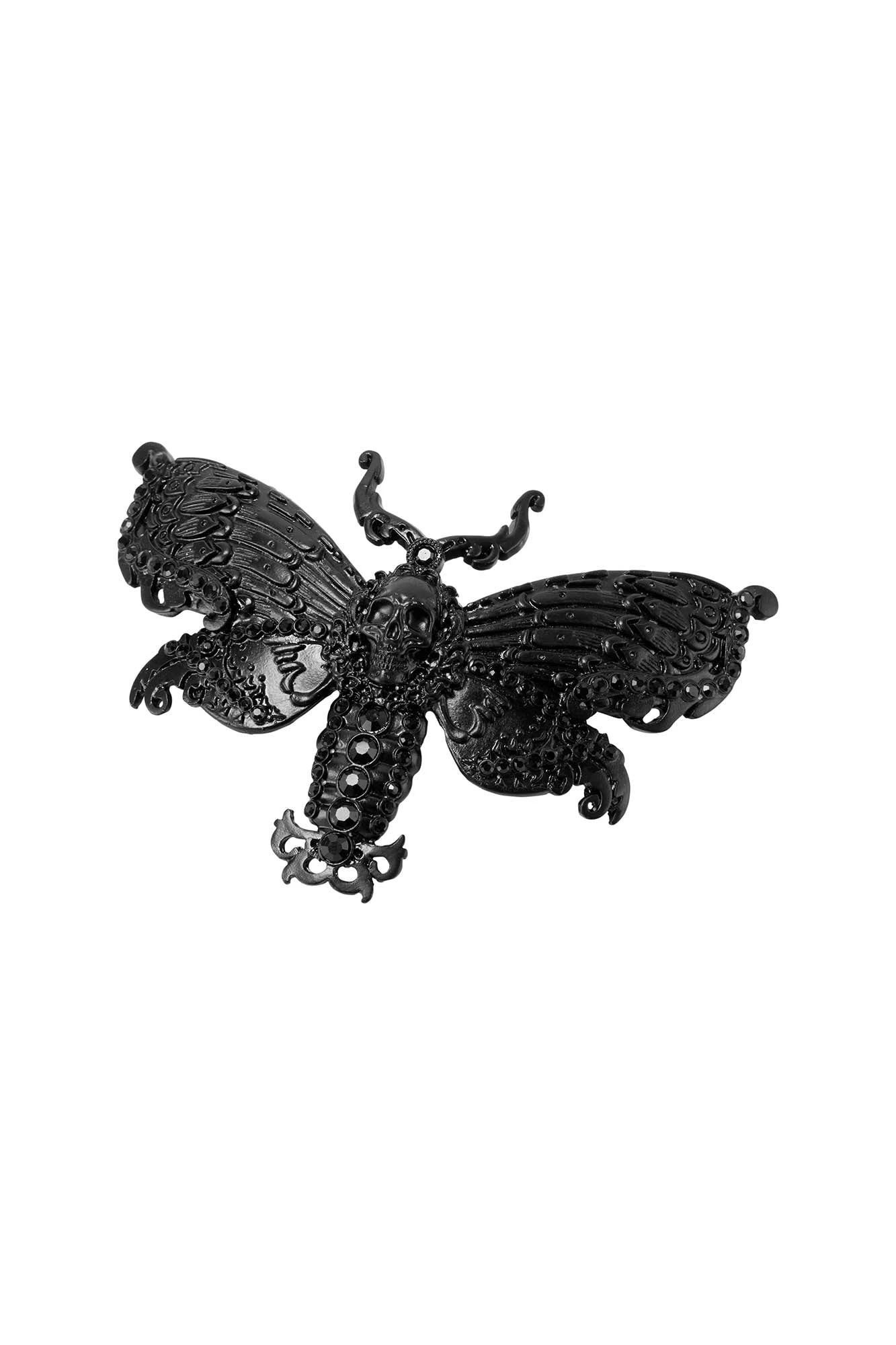 KILLSTAR Death Moth Barrette - Gothic Statement Hair Accessory 3 KILLSTAR Death Moth Barrette - Gothic Statement Hair Accessory - Image 3