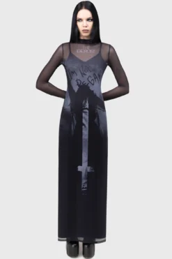 KILLSTAR Do You Know What She Did? The Exorcist Maxi Dress -Kill Star Store Do You Know What She Did Maxi Dress B